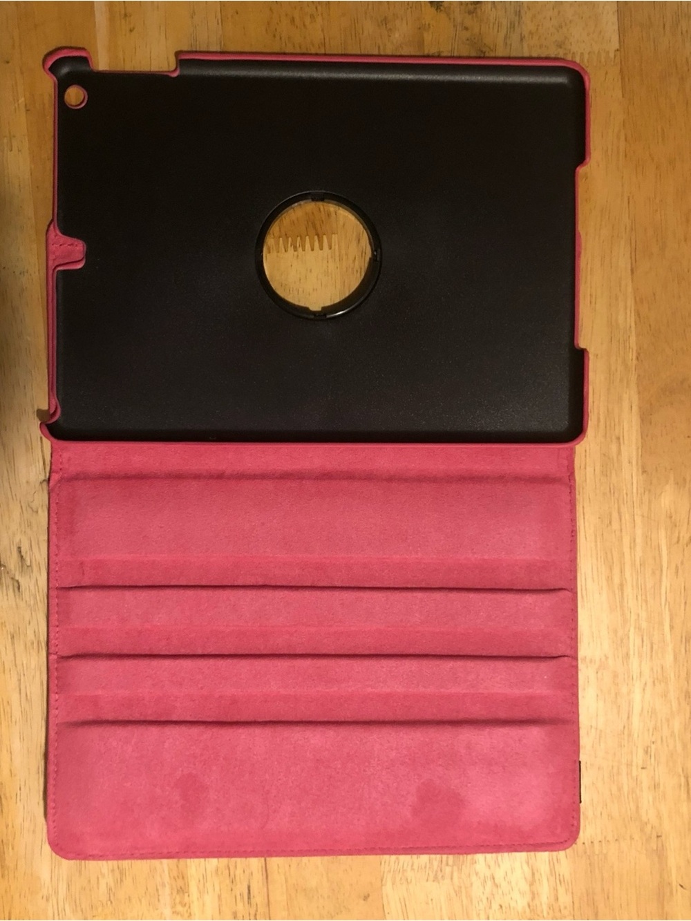 Tablet Folio Case with Rotating Stand - Pink